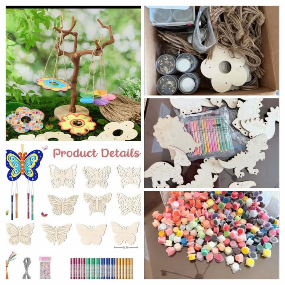 DIY wooden kids crafts